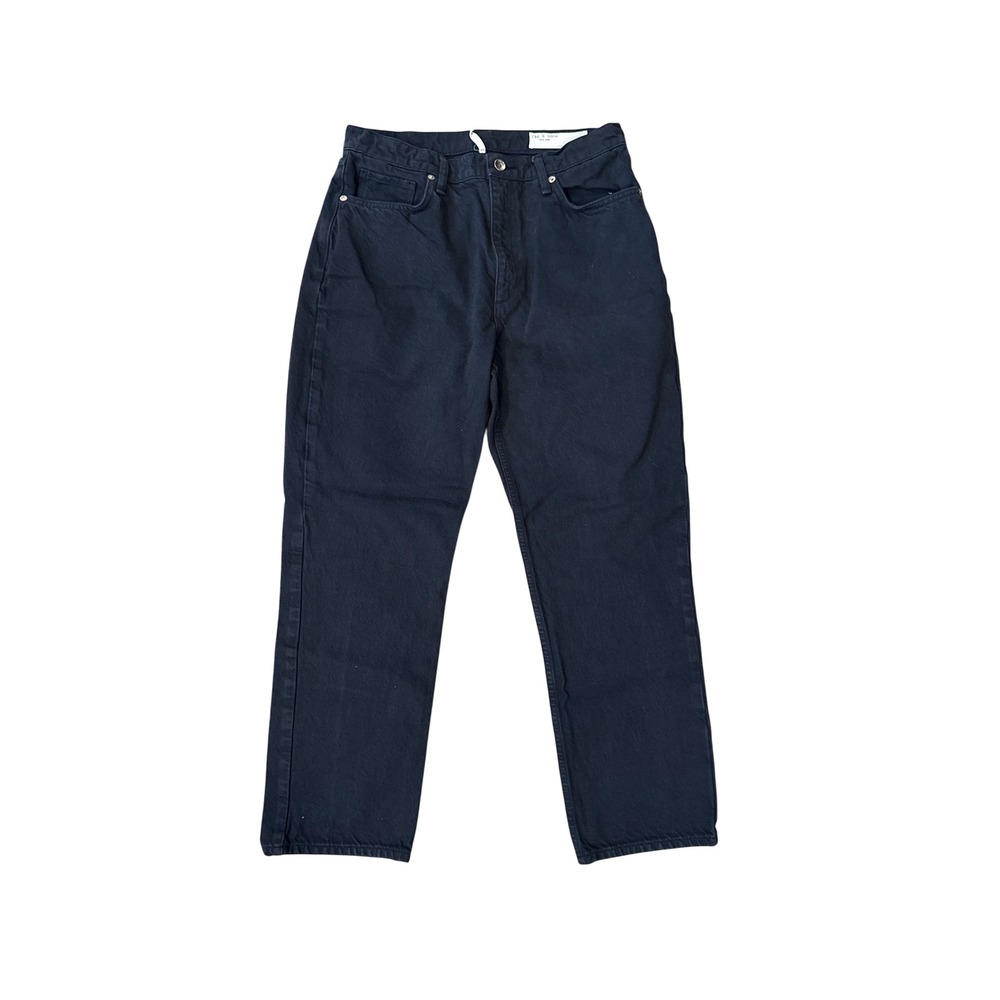 Rag & Bone Wren High-Rise Slim Straight Jeans Dark Indigo Navy 29‎ Mens